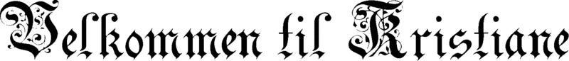 Velkommen til kristiane